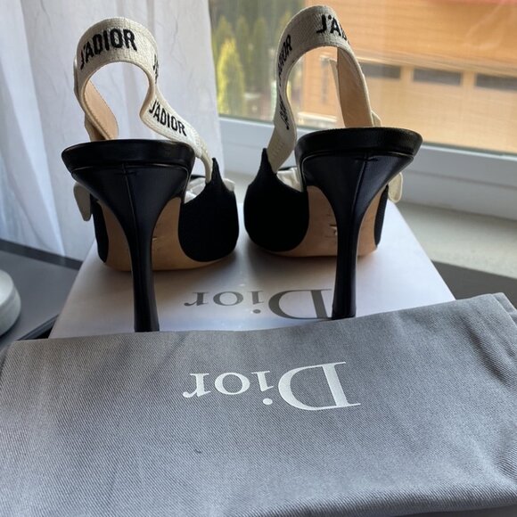 Christian Dior J'Adior Slingback Pump Black - Picture 9 of 10